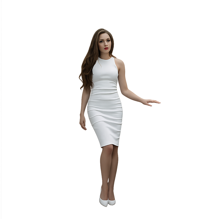 Blanc Contour Dress  Image